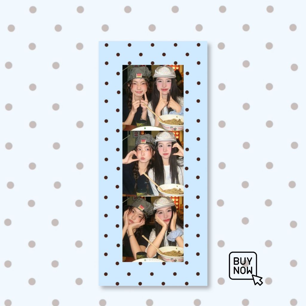 Khung Ảnh Nam châm Photobooth (Tặng Nam Châm Mini) - Size 5x15