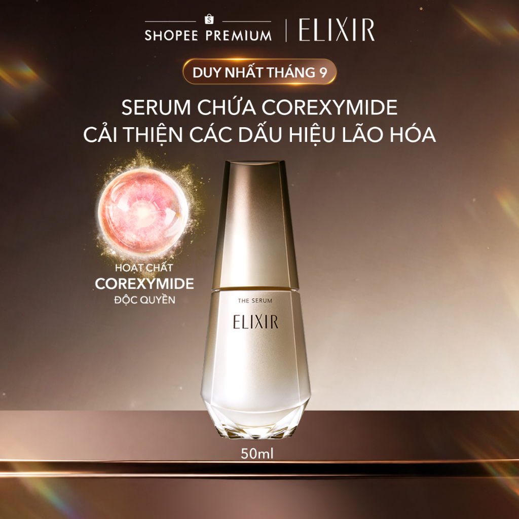 (Hannah x ELIXIR) Serum kích hoạt trẻ hóa làn da ELIXIR The Serum 50ML