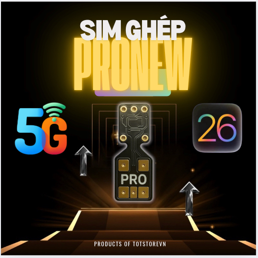 Sim ghép PRONEW GTR EID Unlock IP Lock tự động hoàn toàn IPCC ICCID