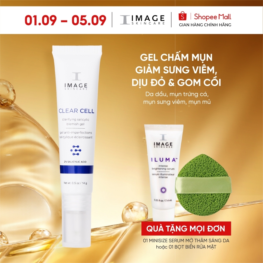 Gel chấm mụn IMAGE CLEAR CELL Clarifying Salicylic Blemish Gel - 14g