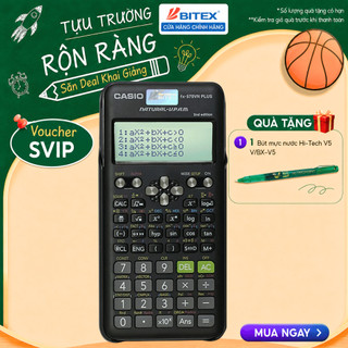 Máy tính học sinh casio fx-570vn plus chính hãng bitex - thiết kế mới, bảo hành 7 năm 1 đổi 1