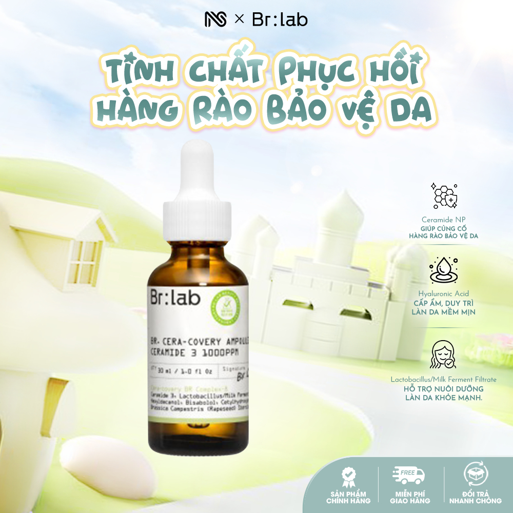 Serum Cera-Covery 30ml Hỗ Trợ Chống Lão Hóa, Dưỡng Da Trẻ Mịn BR:LAB [CẬN DATE]