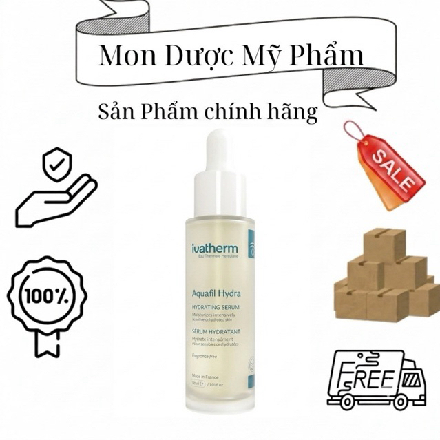 Serum Cấp Ẩm Ivatherm Aquafil Hydra Hydrating 30ml