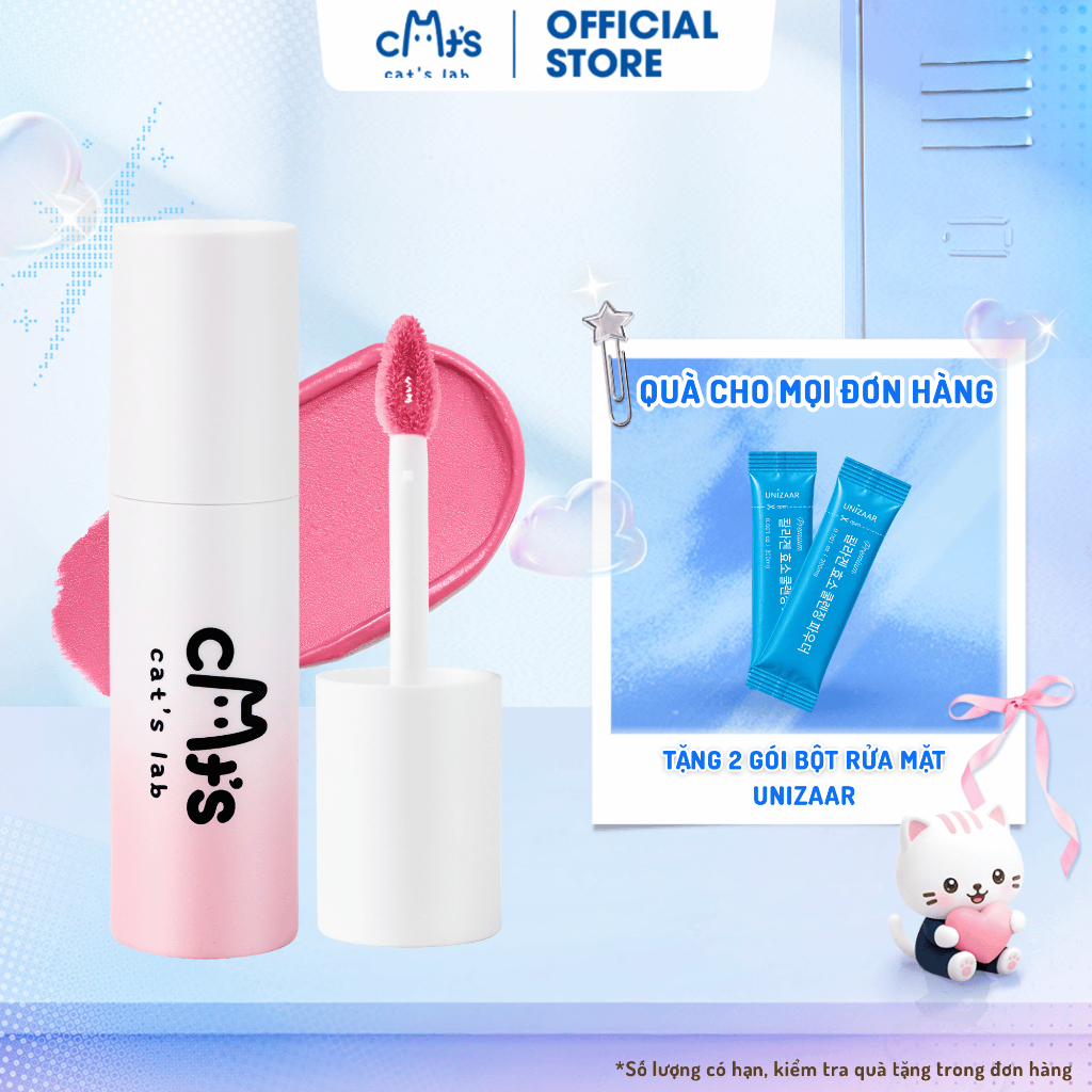 Son Kem Cat's Lab Blur Lip Velvet Chất Lì Mềm Mịn và Dễ Tán 2.5g