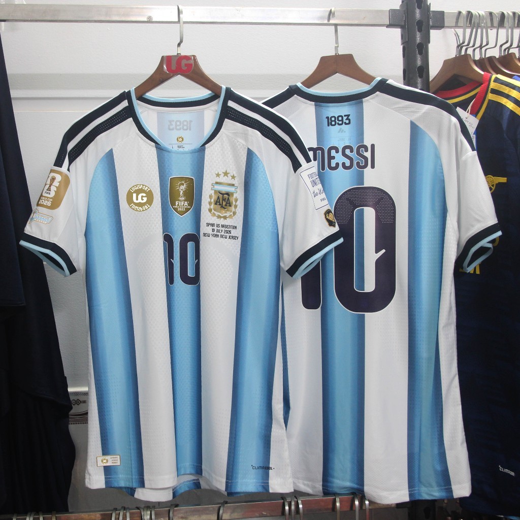 [bản player] Áo Messi Argentina chung kết WC 2026 sân nhà