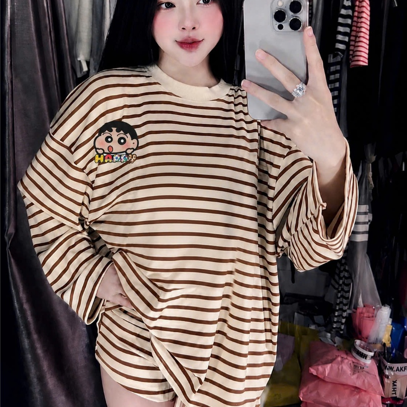 3158-SPS099-✨ BỘ ĐỒ MẶC NHÀ COTTON 4 CHIỀU CUSIN– MẶC MÁT, MẶC LÀ XINH✨