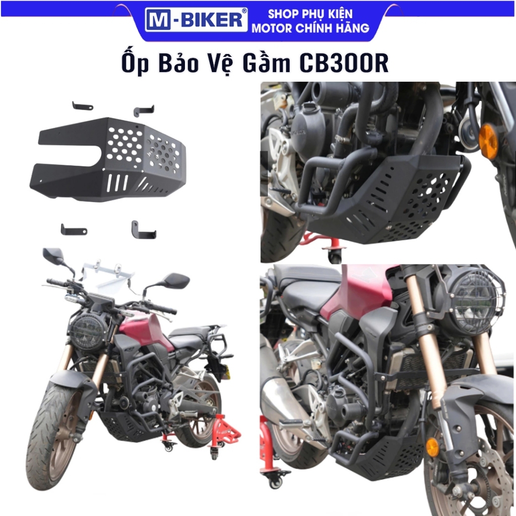 MBIKER | Ốp Bảo Vệ Gầm CB300R, Ốp Gầm CB300R Chống Va Đập, Bảo Vệ Gầm Xe Honda CB300R | Lắp Zin