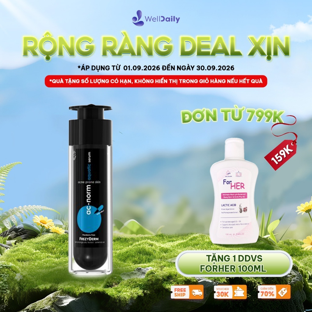 Serum cấp nước cho da dầu mụn Frezyderm Ac-Norm Aquatic Serum 50ml