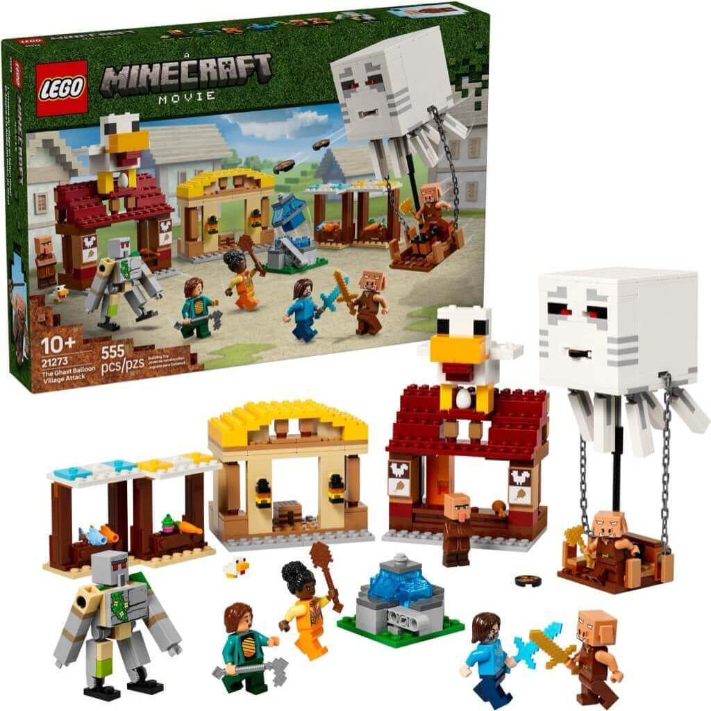 Lego 21273 Đồ Chơi Lắp Ráp The Ghast Balloon Village Attack - Cuộc tấn công ngôi làng bằng khinh khí