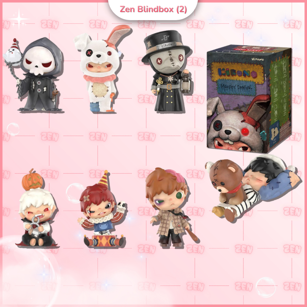 Blind Box Hirono Vol 10 Monsters' Carnival Series Figures Mô Hình Nhân Vật [CHÍNH HÃNG]