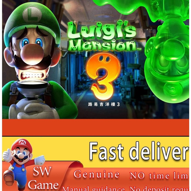 Luigi's Mansion 3 Nintendo Switch2 Game Mua 3 Tặng 1