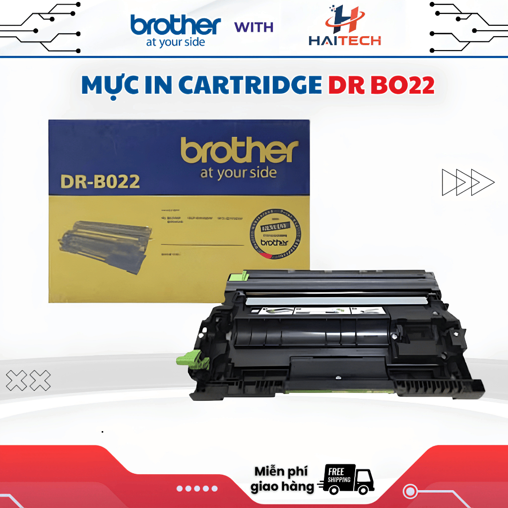 Cụm trống Brother DRB022 dùng cho máy in Brother B2000D, B2080DW, B7535DW - CAM KẾT BẢO HÀNH 1 ĐỔI 1