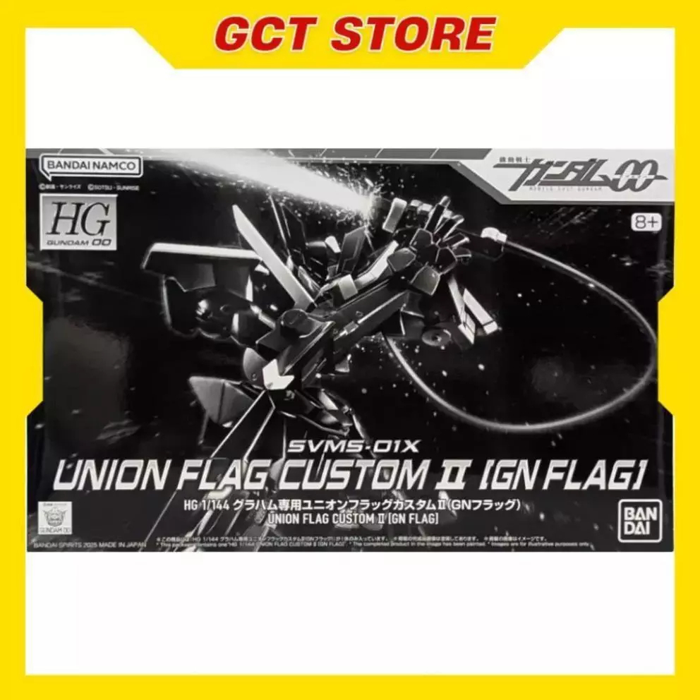 [CÓ SẴN] Mô Hình Lắp Ráp HG Union Flag Custom II (GN Flag)
