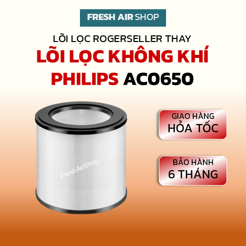 Lõi Lọc Không Khí Rogerseller®Tương Thích Với Lõi Lọc Không Khí AC0650/10 series 600i, bộ lọc không 