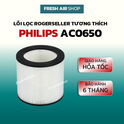 Lõi Lọc Không Khí Rogerseller®Tương Thích, Thay Thế Cho Lõi Lọc Không Khí AC0650/10 series 600i, bộ 