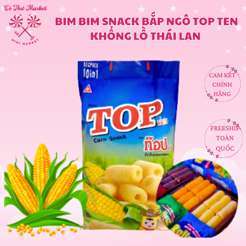 Bim Bim Snack Bắp Ngô Top Ten Khổng Lồ Thái Lan - Thơm Lừng Mùi Ngô - CÔ THƯ MARKET