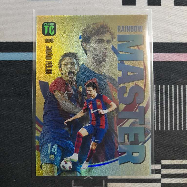 [Thẻ cầu thủ bóng đá] Joao Felix - Barcelona - Rainbow Master - Panini Top Class 2024