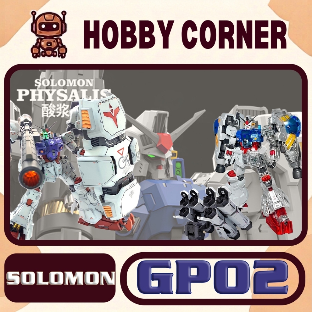 Model Kit 1/100 Solomon GP02 Physalis + MLRS Pack (tặng decal nước , LED)