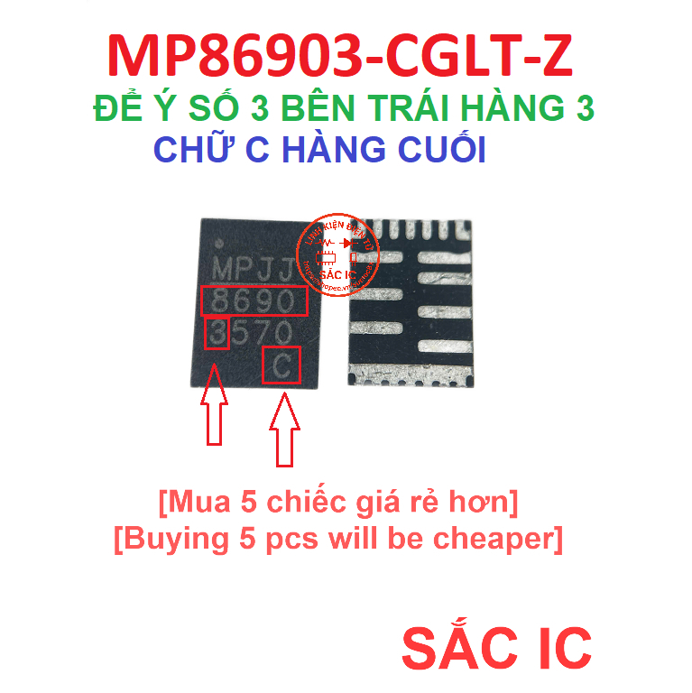 [MP70] MP86903-CGLT-Z MP8690 MP86903C 8690 86903 ic nguồn trên bo mạch - Mới nguyên bản - Original N