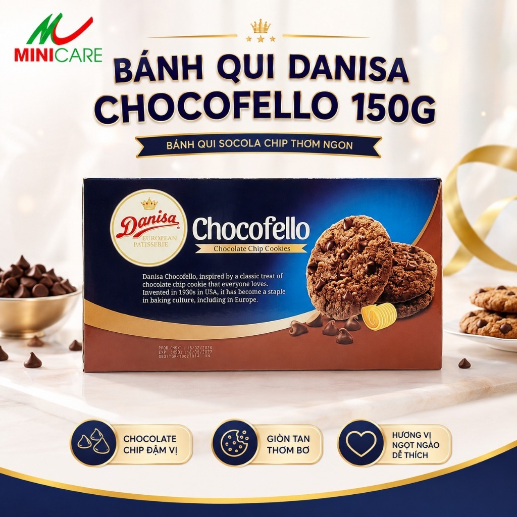 Bánh Qui Danisa Chocofello 150g