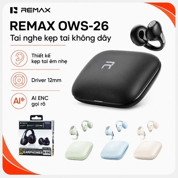 Tai Nghe Bluetooth Remax OWS-26 và OWS-20