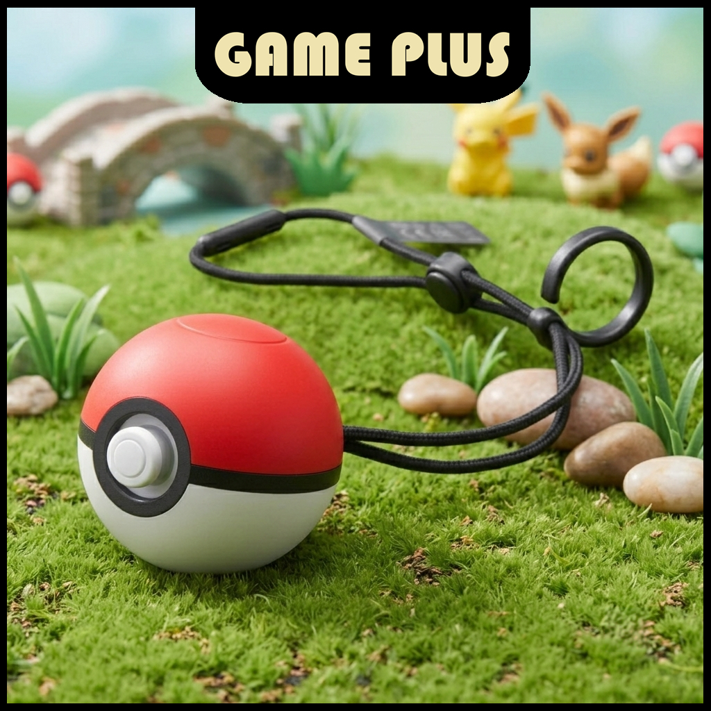 Tay Cầm Pokeball Plus Chơi Game Pokemon Let's Go cho máy Nintendo Switch (Likenew)