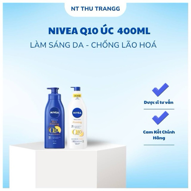 Bill Úc - Dưỡng Thể Toàn Thân Q10 400ml BẢN ÚC , Dưỡng Sáng Da, Giảm Lão Hoá Da Body