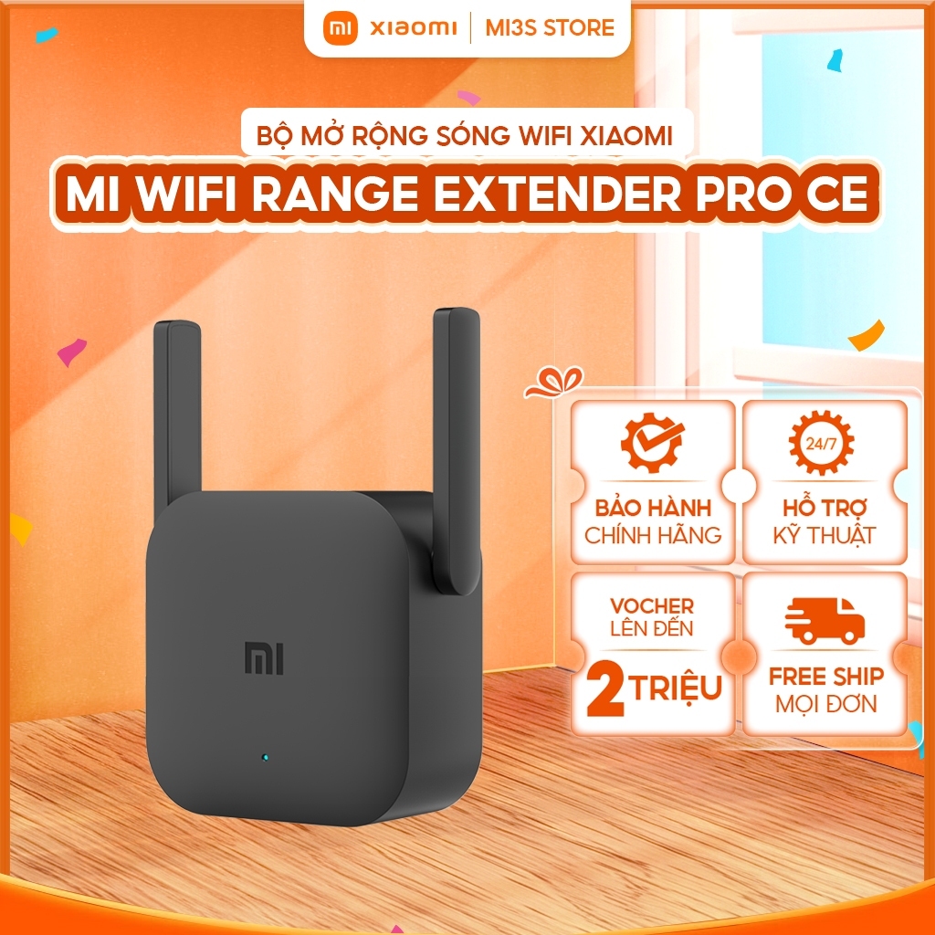 Bộ Kích Sóng WiFi Xiaomi Mi WiFi Range Extender Pro CE | 300Mbps, 2×2 Ăng Ten Ngoài, 16 Thiết Bị