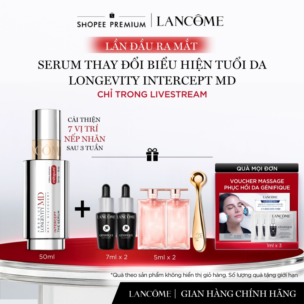 [KOL] SERUM THAY ĐỔI BIỂU HIỆN TUỔI DA LANCOME ABSOLUE LONGEVITY MD 50ML