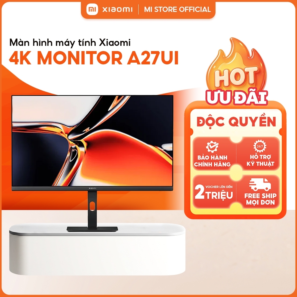 Monitor A27Ui 27 Inch Màn Hình Máy Tính Xiaomi 4K | ELA6221EU, IPS 4K UHD HDR10 USB-C 90W 100%