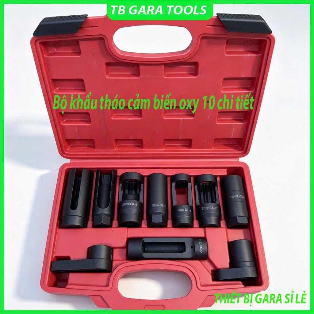 Bộ khẩu tháo cảm biến oxy 10 chi tiết