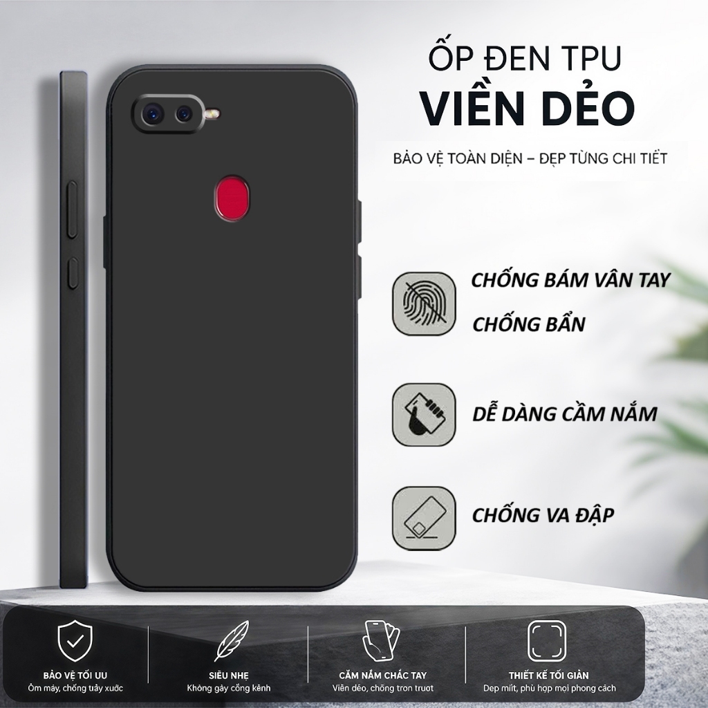 Ốp lưng Oppo F5 , F5 Youth , F7 TPU MỀM cạnh viền vuông bảo vệ camera-HD STORE