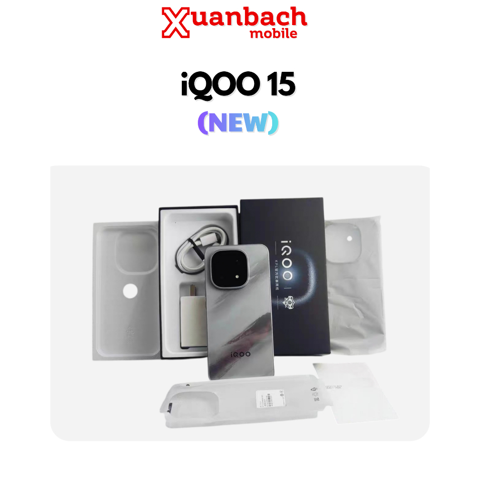 Điện thoại Vivo iQOO 15 NEW (Snapdragon 8 Elite Gen 5 - 7000mAh) - Xuanbachmobile