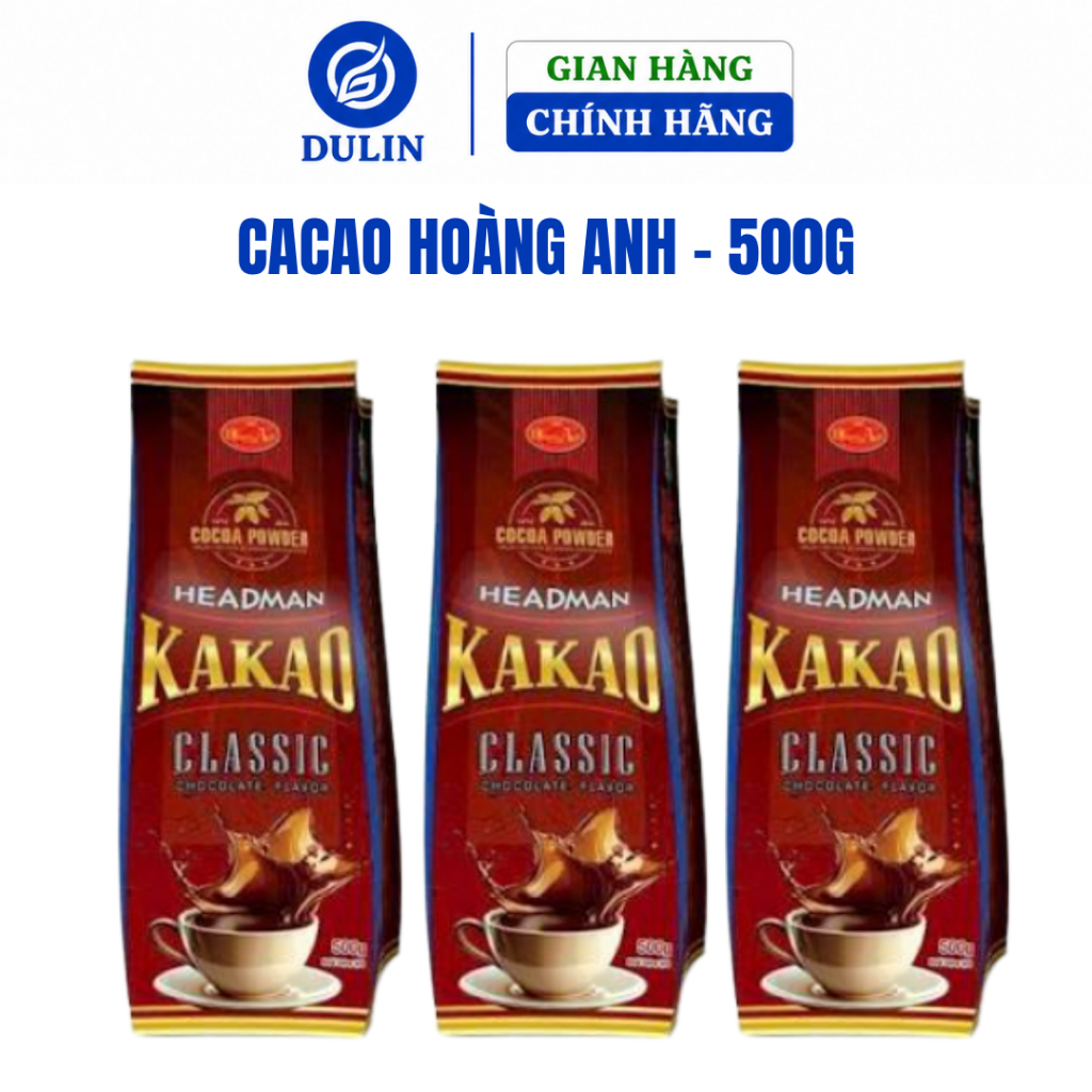 Bột Cacao hương vị truyền thống - Headman Kakao Hoàng Anh Pha Cacao Pha Chế Đồ Uống Làm Bánh