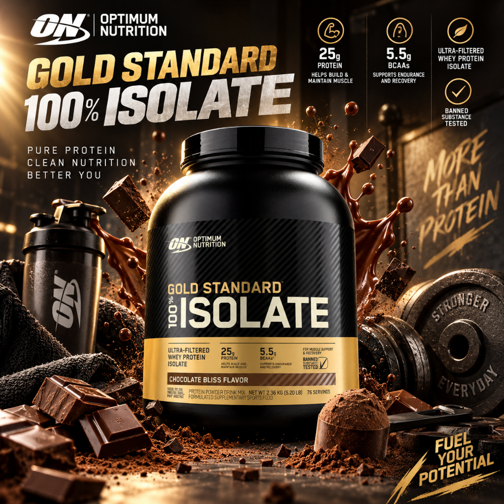 ON Gold Standard 100% Isolate 5lbs Sữa whey protein isolate tăng