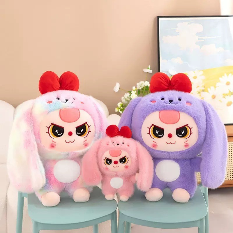 Hỏa Tốc Gấu Bông City Baby Three Bé Ba Hot trend Thú Nhồi Bông Thỏ Baby Three Cao Cấp