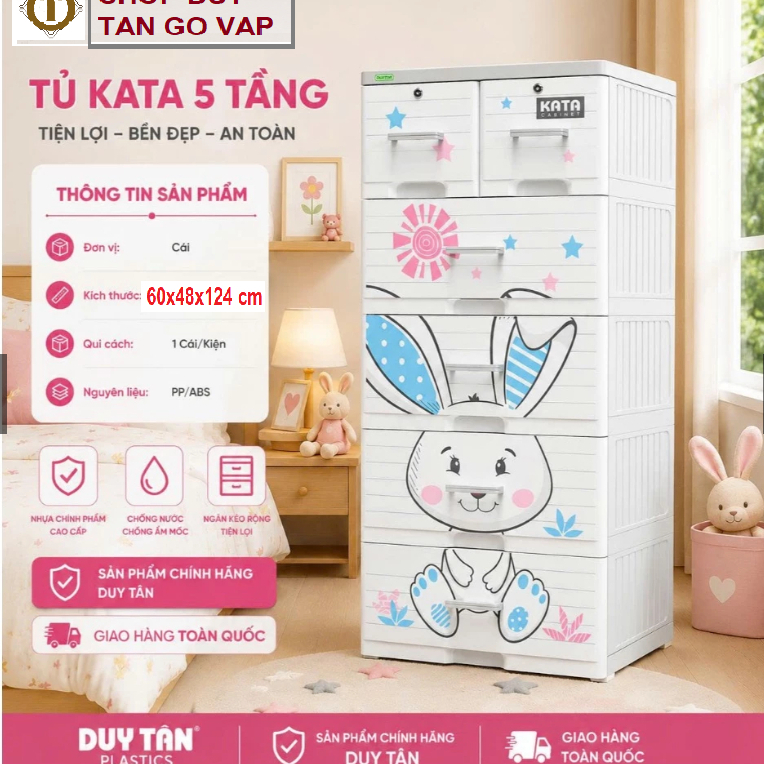 GIAO TOÀN QUỐC - Tủ Kata 5 tầng (MẪU MỚI 2026)