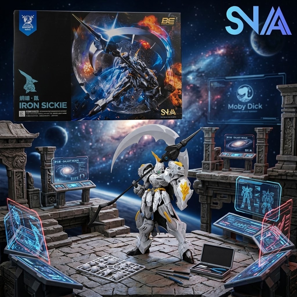Mô Hình Mecha 1/144 SC-007 Iron Sickle (Kỵ Sĩ Tử Thần)