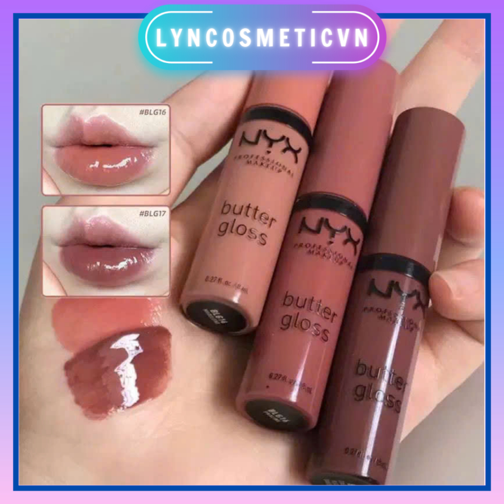 Son Nyx butter gloss Velvet Tint Phiên Bản Đen Huyền Bí