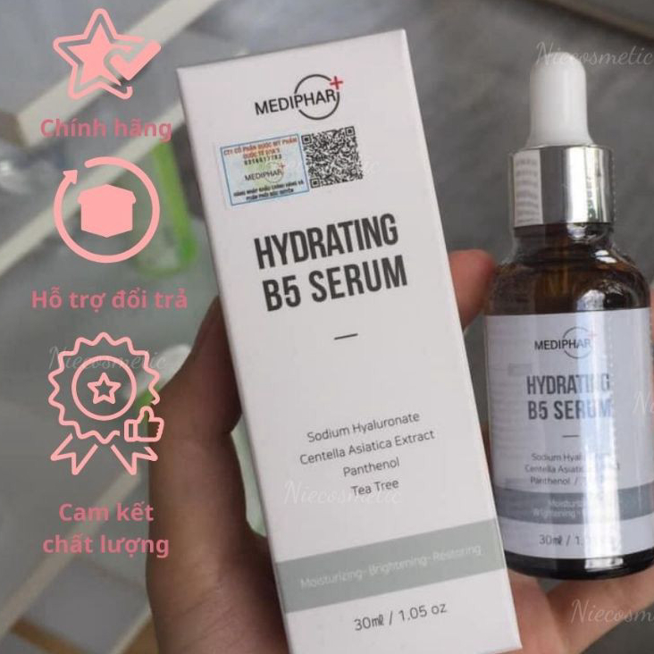[Công ty] Tinh chất phục hồi B5 Mediphar - Hydrating B5 Serum 30ml