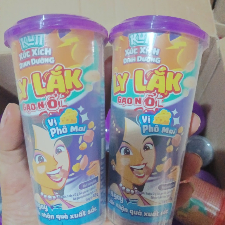 [DATE 16/10] sale Combo 2 hộp xúc xích lắc KUN vị phô mai
