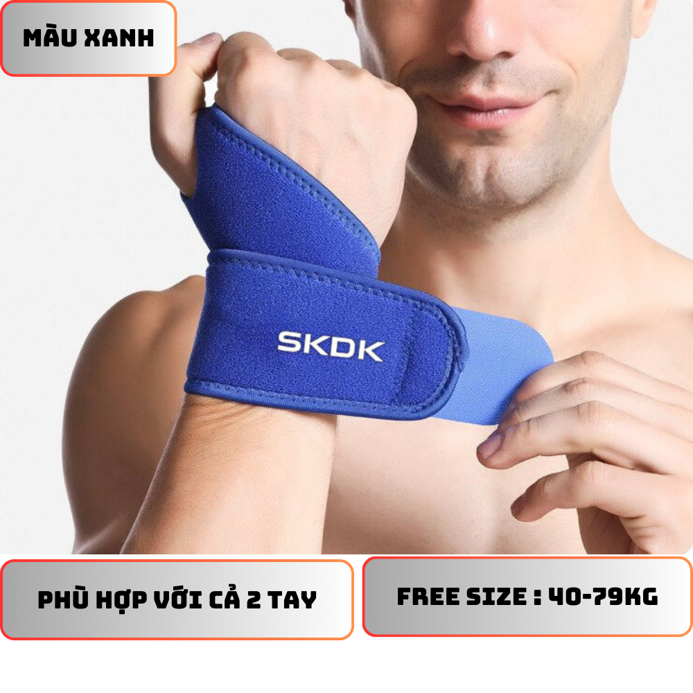 Băng Bảo Vệ Cổ Tay Tránh Chấn Thương Nine Study 355 Màu Đen