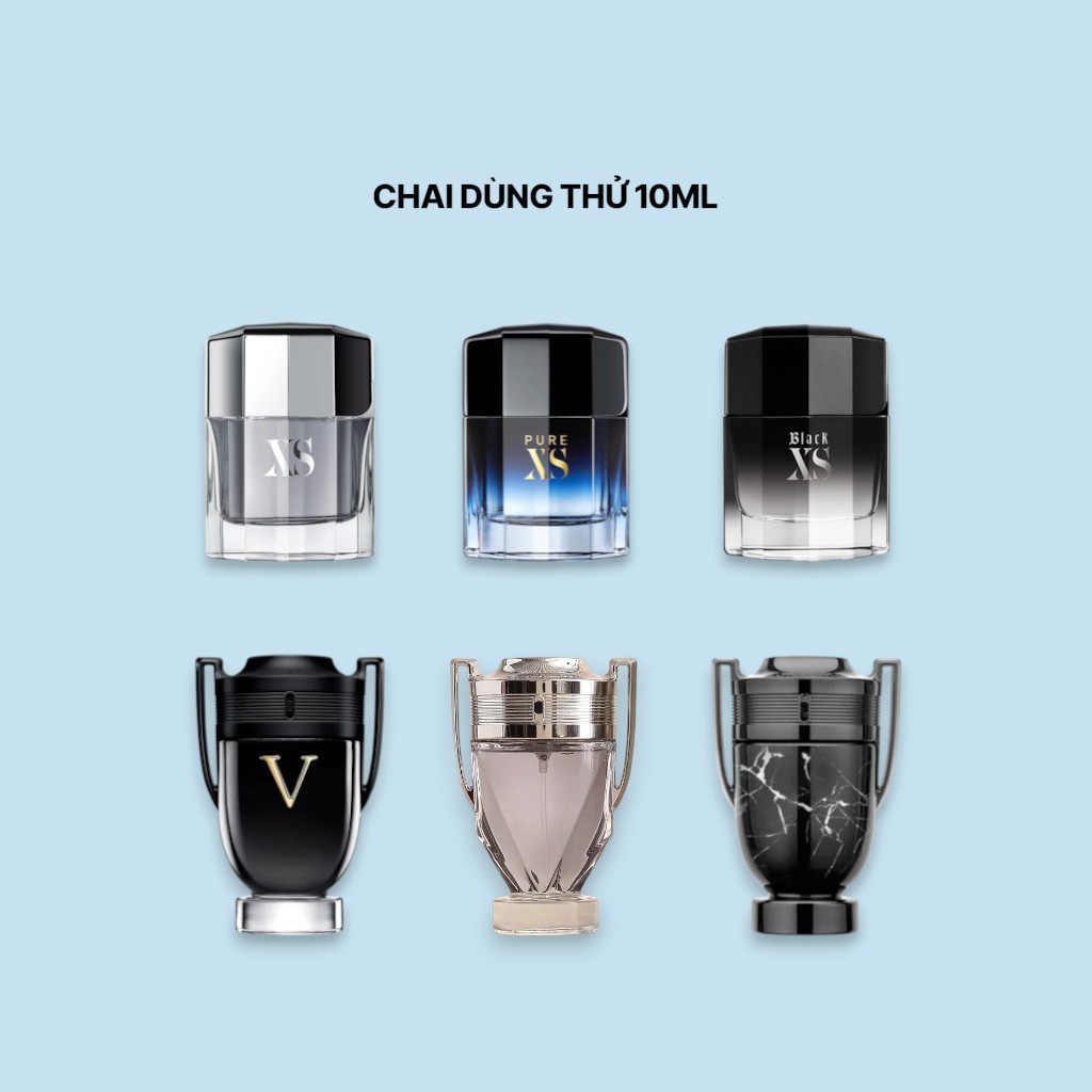 10ml Nước hoa nam Paco Rabanne Invictus Victory Extreme Invictus Onyx Pure Black XS EDP EDT