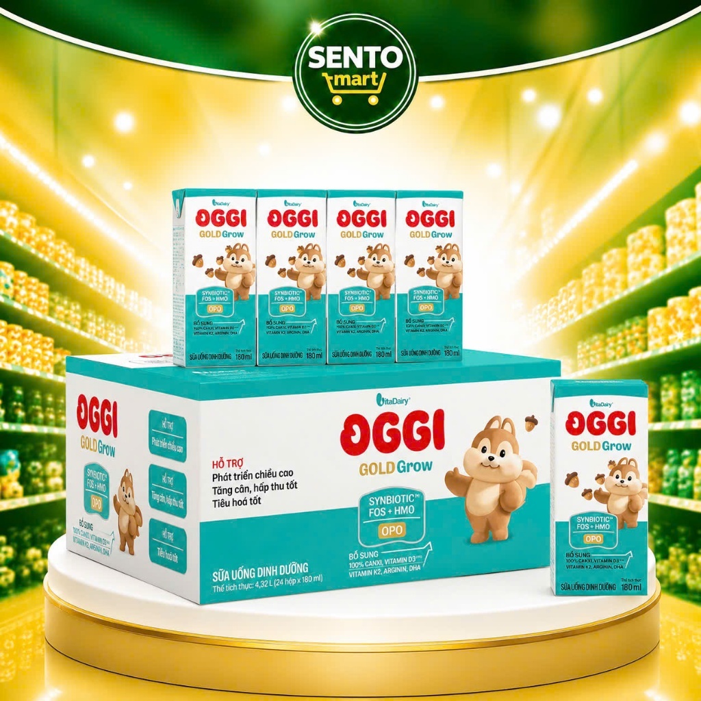 Sữa Pha Sẵn Oggi gold Grow - 110ml /180ml