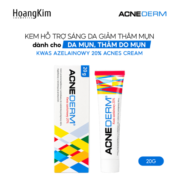 Kem Giảm Mụn Mờ Thâm Acne Derm Kwas Azelainowy 20% 20g