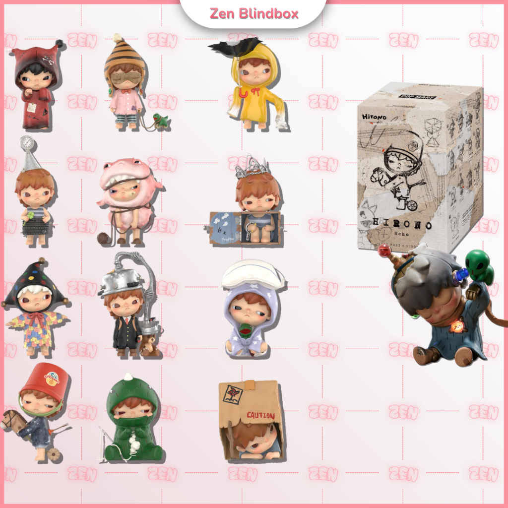 Blind Box Hirono Vol 9 Echo Series Figures Mô Hình Nhân Vật [CHÍNH HÃNG]