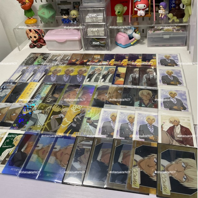 [ TẶNG CARD OFF ] Card Rei, Amuro, Bourbon, Khổng Minh Morofushi Thám Tử Lừng Danh Conan (đọc kĩ mô 