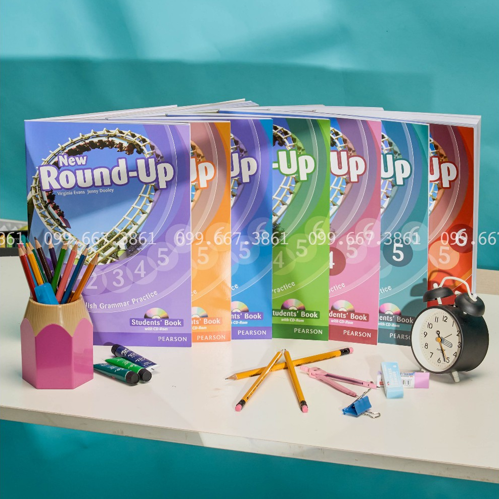 Sách - New Round Up Starters - Level 6 - Tặng File Nghe