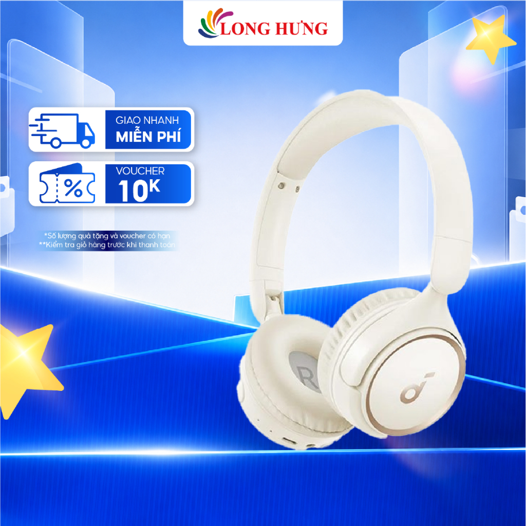 Tai nghe chụp tai Bluetooth Anker Soundcore Space H30i A3012 - Hàng chính hãng