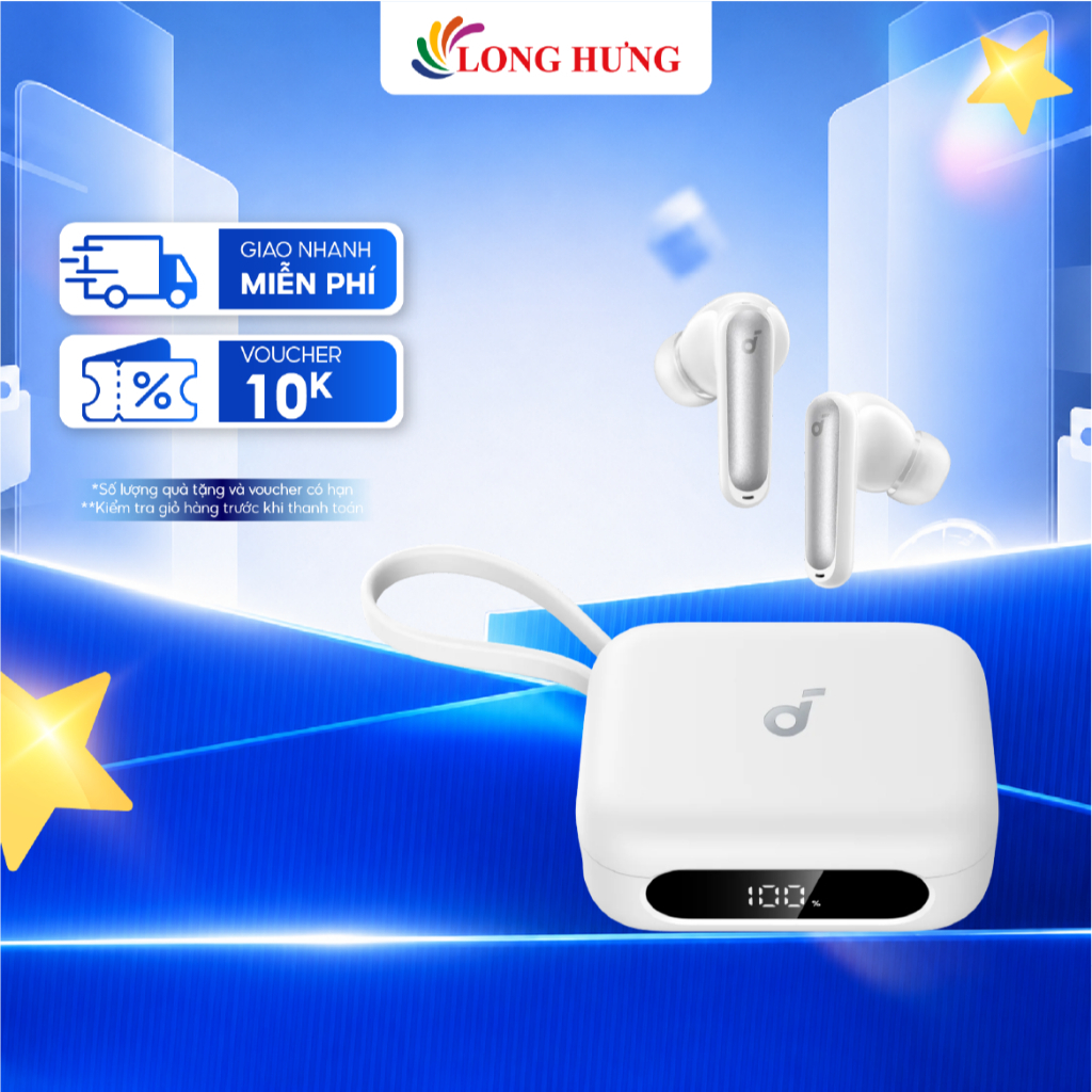 Tai nghe Bluetooth True Wireless Anker Soundcore P41i A3937 - Hàng chính hãng